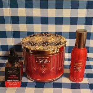 Bath and body works Winter Candy Apple room.collection